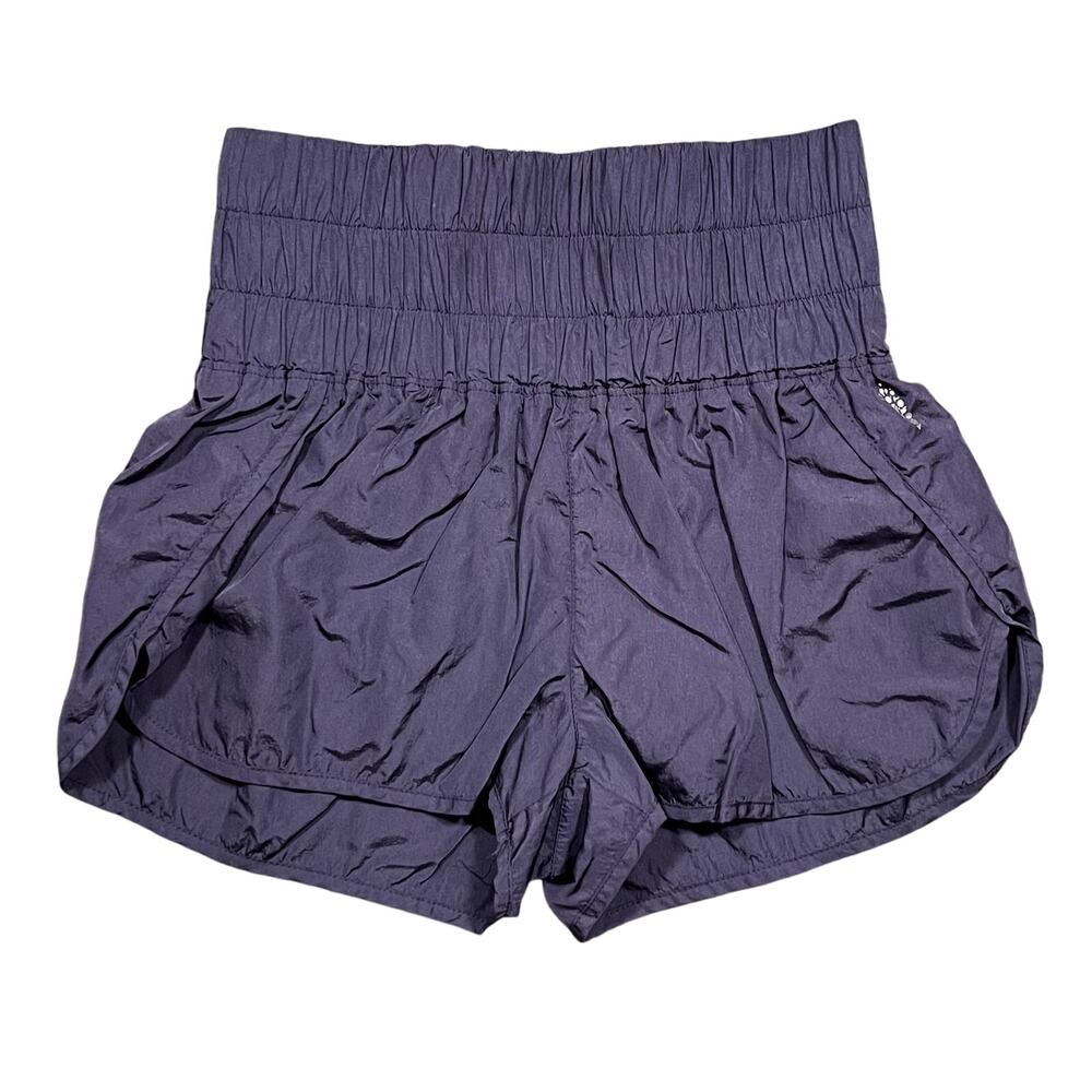 Movement Free People The Way Home Purple High Rise Athletic Shorts Womens Small